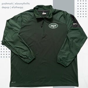 [SOLD] NFL New York Jets Men's XXL Nike Dri-Fit Quarter Zip Jacket